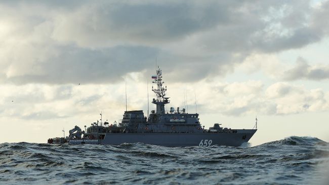 Новейший корабль противоминной обороны Владимир Емельянов
