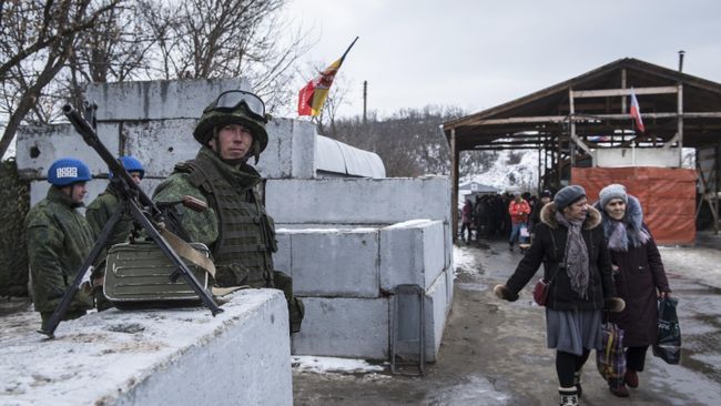 КПП Станица Луганская в ЛНР КПП Станица Луганская в ЛНР