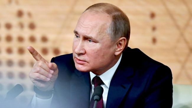 Президент РФ Владимир Путин на большой ежегодной пресс-конференции Президент РФ Владимир Путин на большой ежегодной пресс-конференции