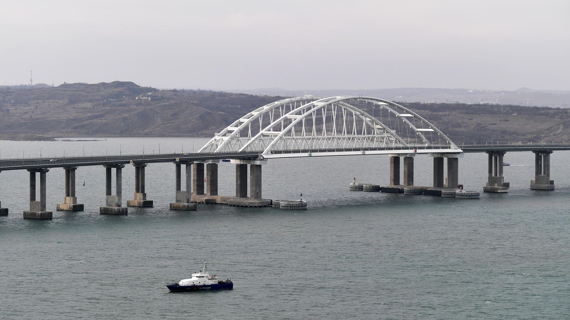 Крымский мост через Керченский пролив Крымский мост через Керченский пролив - РИА Новости, 1920, 01.03.2024