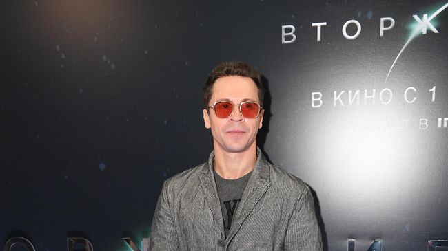 Актер Павел Деревянко на премьере фильма Вторжение