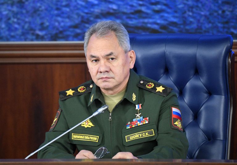 Министр обороны РФ, генерал армии Сергей Шойгу на ежегодном расширенном заседании коллегии министерства обороны РФ Министр обороны РФ, генерал армии Сергей Шойгу на ежегодном расширенном заседании коллегии министерства обороны РФ