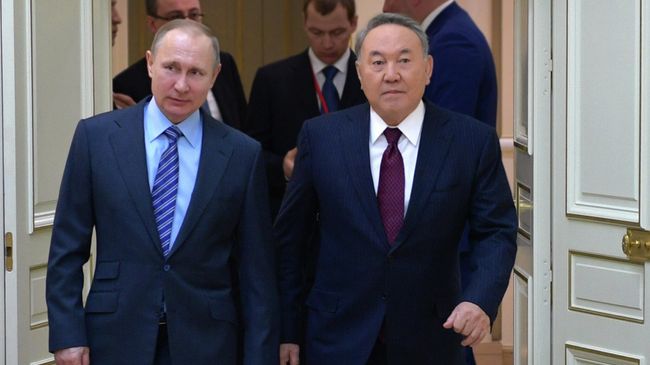 Президент РФ Владимир Путин и первый президент Республики Казахстан Нурсултан Назарбаев Президент РФ Владимир Путин и первый президент Республики Казахстан Нурсултан Назарбаев