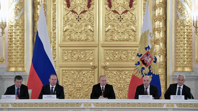 Президент РФ В. Путин провел встречу с представителями российского бизнеса Президент РФ В. Путин провел встречу с представителями российского бизнеса