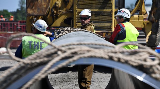Строительство газопровода Северный поток-2 в Ленинградской области Строительство газопровода Северный поток-2 в Ленинградской области