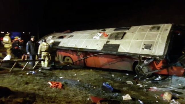 ДТП с участием автобуса в Липецкой области
