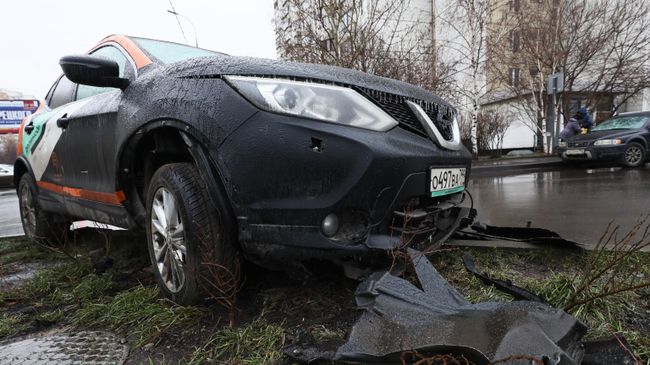 Автомобиль сервиса московского каршеринга Автомобиль сервиса московского каршеринга
