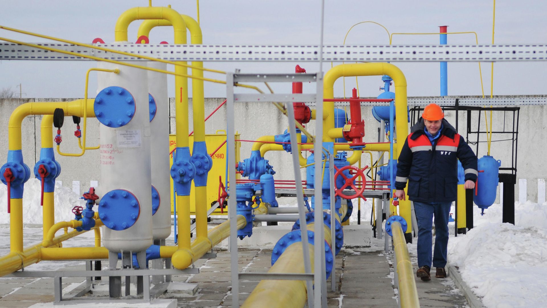 Газораспределительная станция Нежухив в Стрыйском районе Львовской области Газораспределительная станция Нежухив в Стрыйском районе Львовской области - РИА Новости, 1920, 24.12.2021