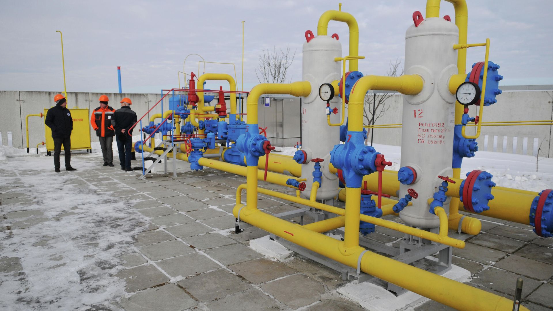 Газораспределительная станция Нежухив в Стрыйском районе Львовской области - РИА Новости, 1920, 30.12.2024