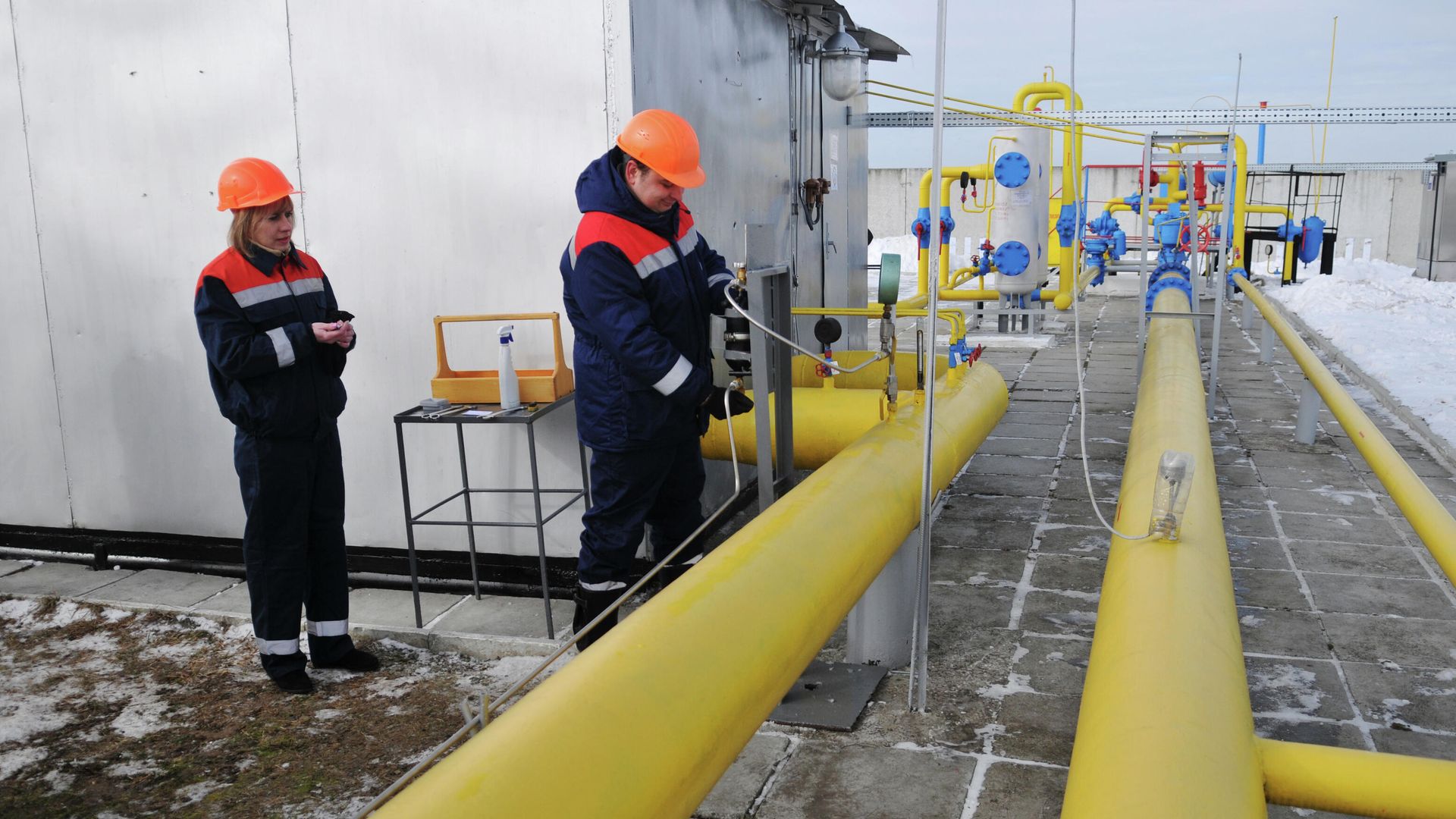 Газораспределительная станция Нежухив в Стрыйском районе Львовской области Газораспределительная станция Нежухив в Стрыйском районе Львовской области - РИА Новости, 1920, 04.02.2022