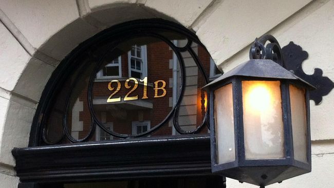Дом 221B на улице Бейкер-стрит в Лондоне