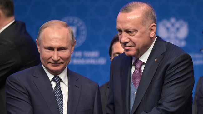 Президент России Владимир Путин и президент Турции Реджеп Тайип Эрдоган Президент России Владимир Путин и президент Турции Реджеп Тайип Эрдоган