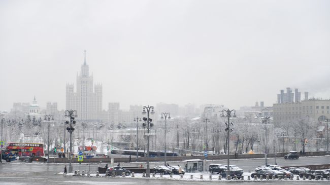 Снег в Москве Снег в Москве