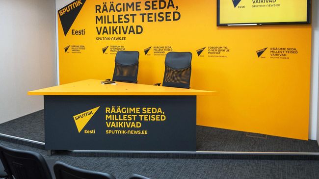 Студия радио Sputnik в Таллине