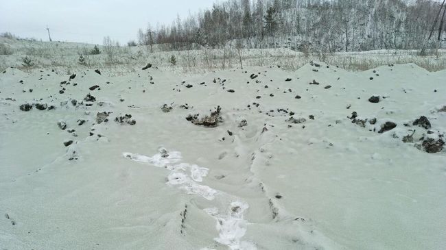Зелёный снег в Челябинске Зелёный снег в Челябинске