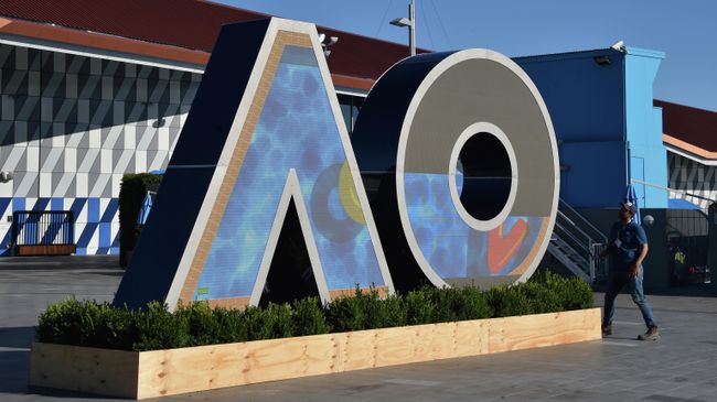 Логотип теннисного турнира The Australian Open Логотип теннисного турнира The Australian Open
