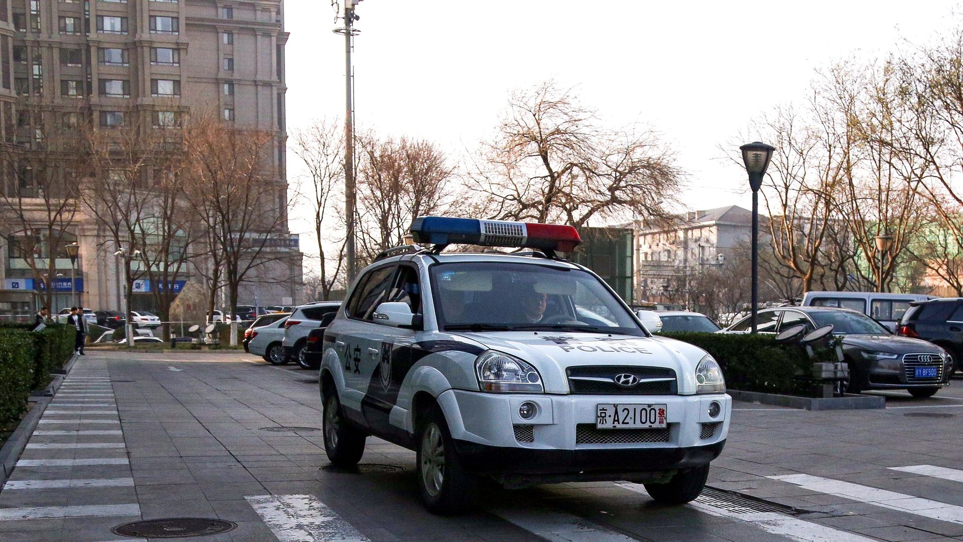 Патрульный автомобиль полиции Китая Патрульный автомобиль полиции Китая - РИА Новости, 1920, 17.02.2023