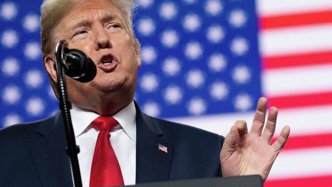 Президент США Дональд Трамп, 9 января 2020 года Президент США Дональд Трамп, 9 января 2020 года