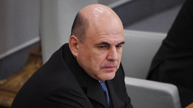 Премьер-министр РФ Михаил Мишустин на пленарном заседании Государственной Думы РФ
