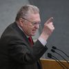 Руководитель фракции ЛДПР в Государственной Думе РФ Владимир Жириновский выступает на пленарном заседании Государственной Думы РФ