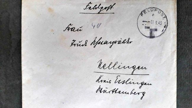 Немецкое письмо 1943 года, найденное на чердаке старого дома в Эммаусе, Тверская область Немецкое письмо 1943 года, найденное на чердаке старого дома в Эммаусе, Тверская область
