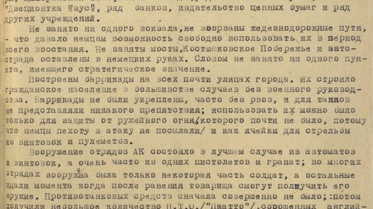 Донесение от 18 сентября 1944 года, подписанное офицером Армии Людовой – поручиком Г.Моравской Донесение от 18 сентября 1944 года, подписанное офицером Армии Людовой – поручиком Г.Моравской