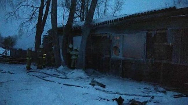 Кадры с места пожара в Томской области Кадры с места пожара в Томской области