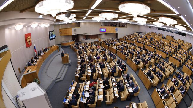 Пленарное заседание Государственной Думы