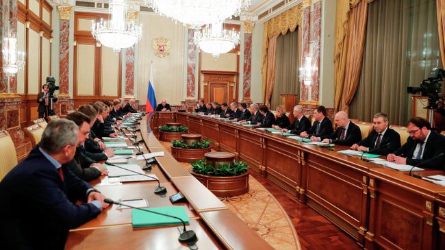 Заседание правительства РФ