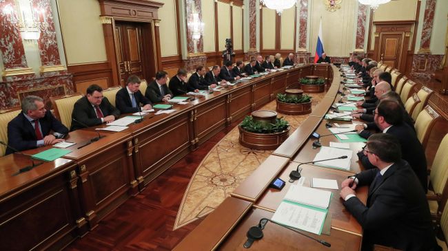 Председатель правительства РФ Михаил Мишустин проводит совещание с членами кабинета министров РФ Председатель правительства РФ Михаил Мишустин проводит совещание с членами кабинета министров РФ
