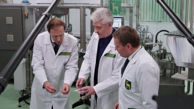 Открытие производственного корпуса Московского эндокринного завода