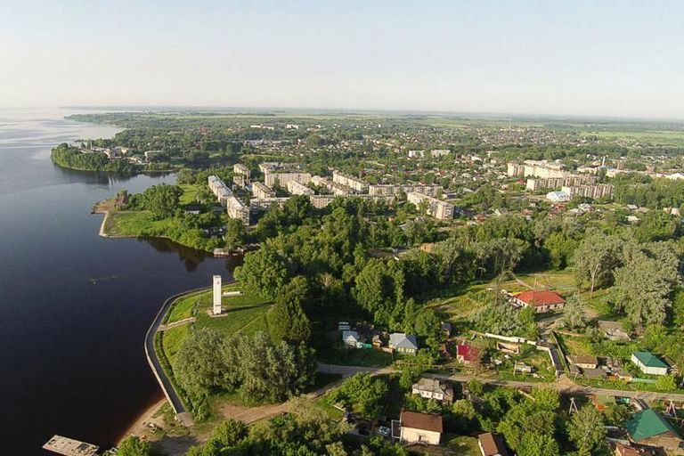 Вид на Пучеж сверху