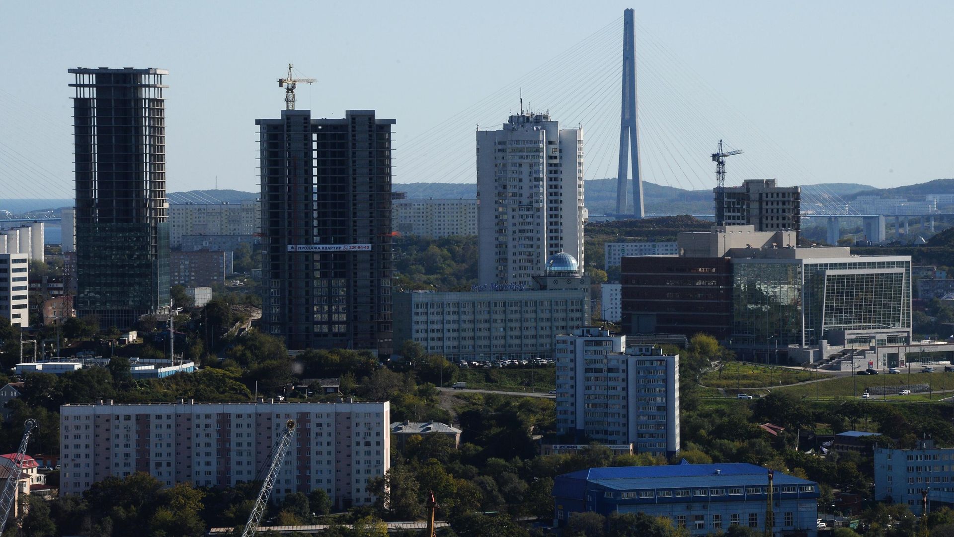 Новостройки в центре Владивостока Новостройки в центре Владивостока - РИА Новости, 1920, 18.09.2021