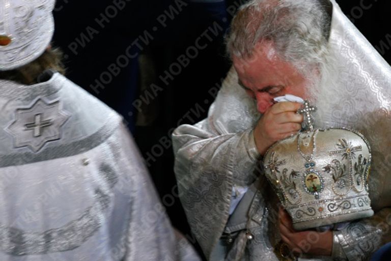 Церемония отпевания патриарха Алексия II Церемония отпевания патриарха Алексия II