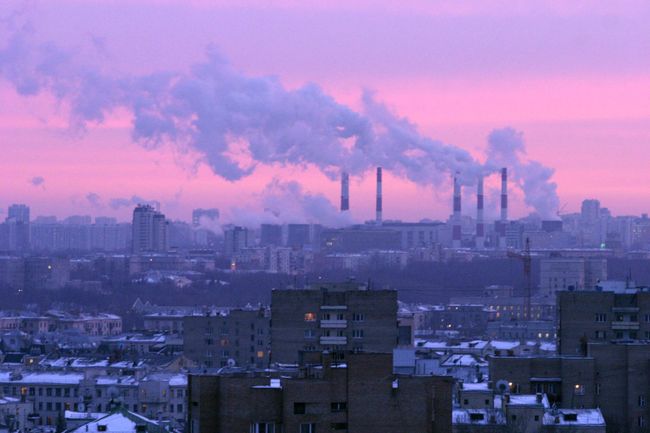 Москва вечером