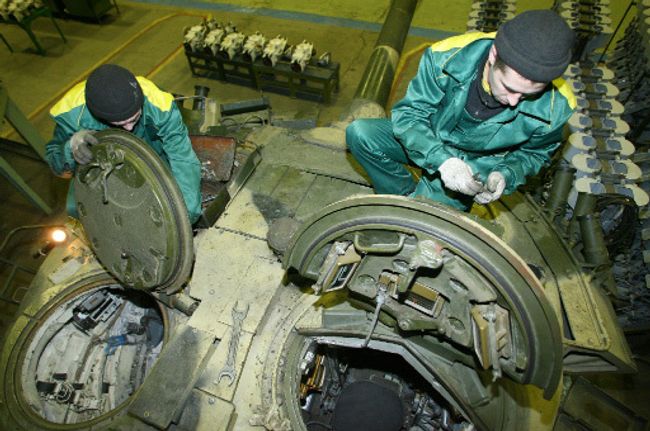 Сборочное производство танков Т-80