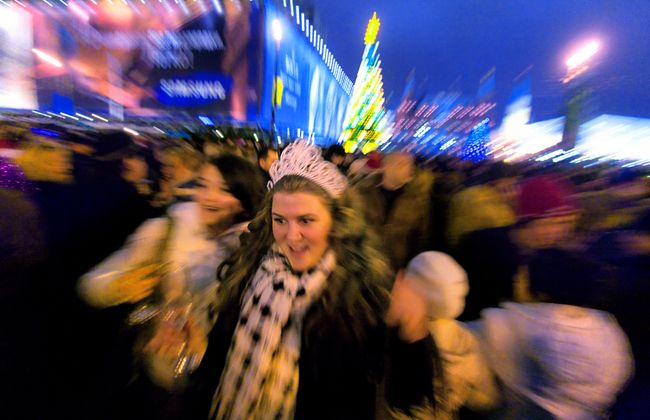 Встреча Нового Года-2009 в центре столицы