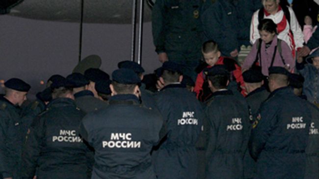 Эвакуация силами МЧС. Архив.