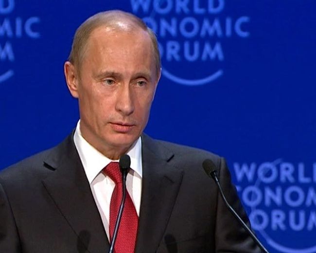 Путин в Давосе. Открытие