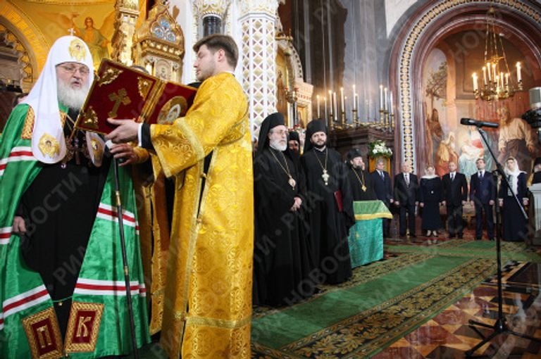 Церемония интронизации Патриарха Московского и всея Руси Кирилла Церемония интронизации Патриарха Московского и всея Руси Кирилла