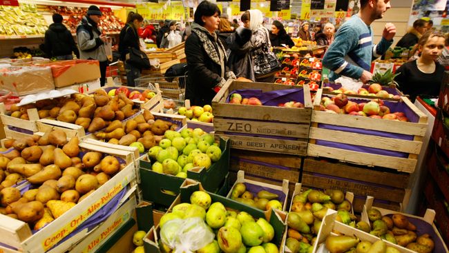 Покупки в гипермаркете