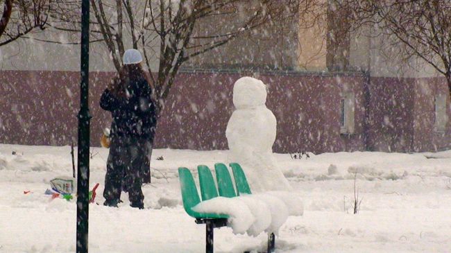 Cнегопад обрушился на Кабул