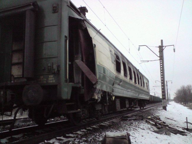 Взрыв вагона поезда Взрыв вагона поезда