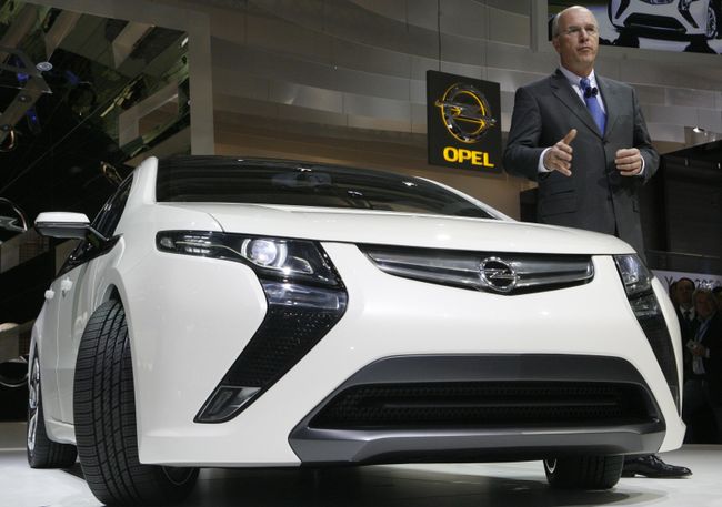 Opel Ampera на Женевском международном автосалоне
