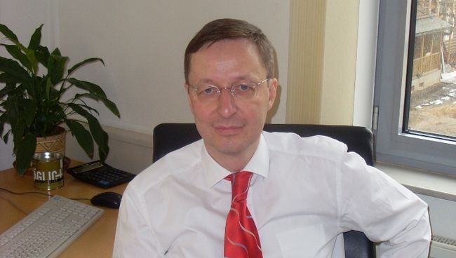 Глава Российско-германской внешнеторговой палаты Михаэль Хармс. Архив