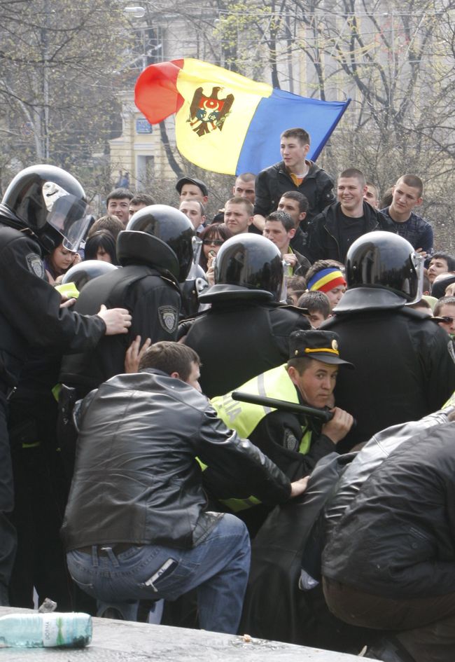 Акция протеста молдавской оппозиции
