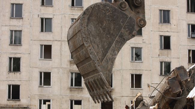 Снос пятиэтажных панельных домов. Архив Снос пятиэтажных панельных домов. Архив