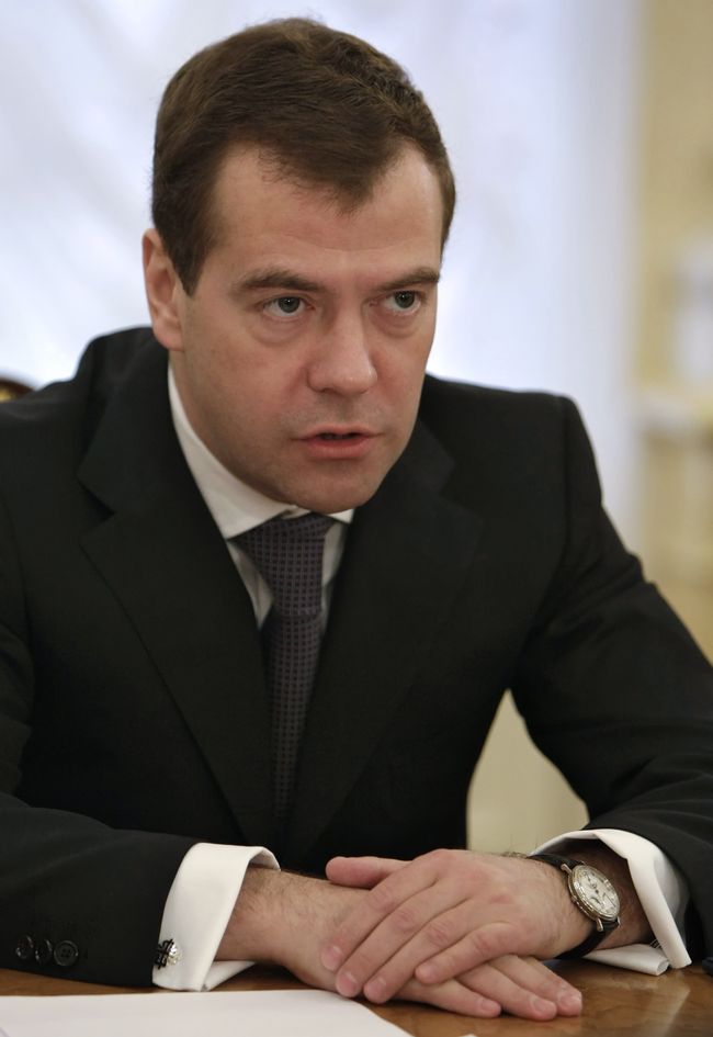 Президент РФ Д. Медведев