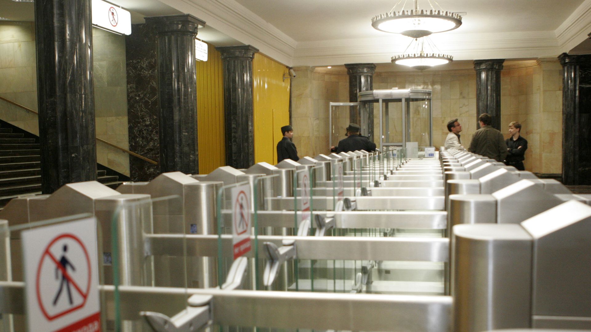 Турникеты станции Московского метрополитена Турникеты станции Московского метрополитена - РИА Новости, 1920, 15.07.2025