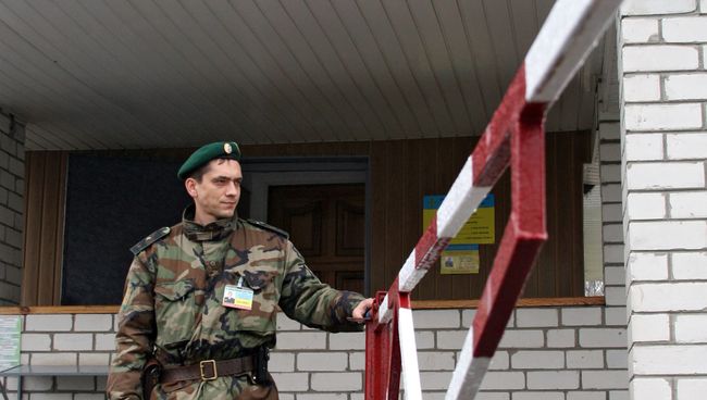 На международном пограничном автомобильном пункте пропуска Гоптивка На международном пограничном автомобильном пункте пропуска Гоптивка